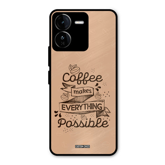 Possible Coffee iQOO Z9 Mobile Back Cover - Typography PrintShield Case