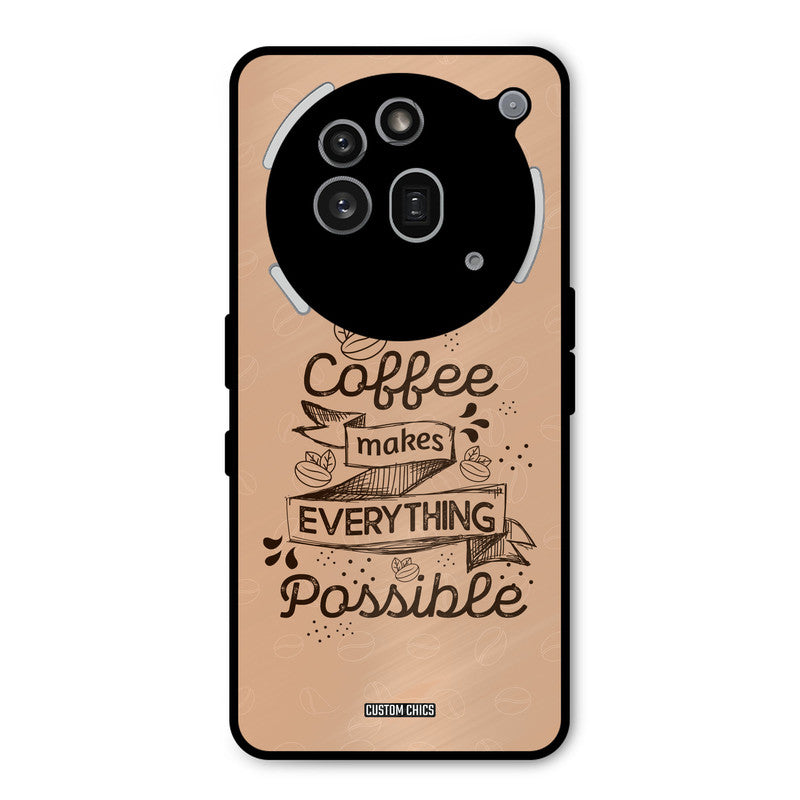 Possible Coffee Nothing Phone 3A Pro Mobile Back Cover - Typography PrintShield Case