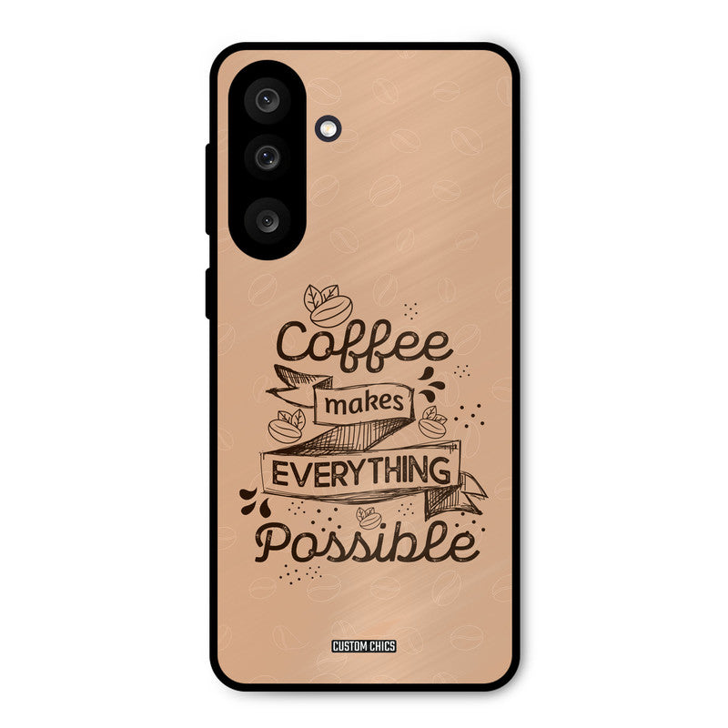 Possible Coffee Samsung Galaxy M56 Mobile Back Cover - Typography PrintShield Case