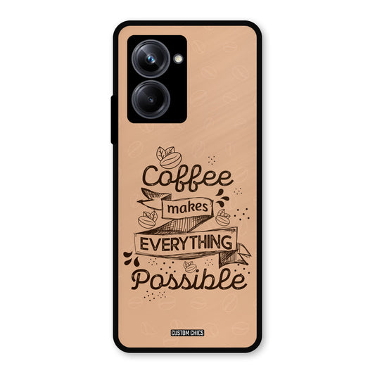 Possible Coffee Realme 10 Pro Mobile Back Cover - Typography PrintShield Case