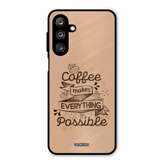 Possible Coffee Samsung Galaxy M36 Mobile Back Cover - Typography PrintShield Case