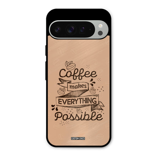 Possible Coffee Google Pixel 9 Pro XL Mobile Back Cover - Typography PrintShield Case