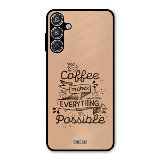 Possible Coffee Samsung Galaxy F15 Mobile Back Cover - Typography PrintShield Case