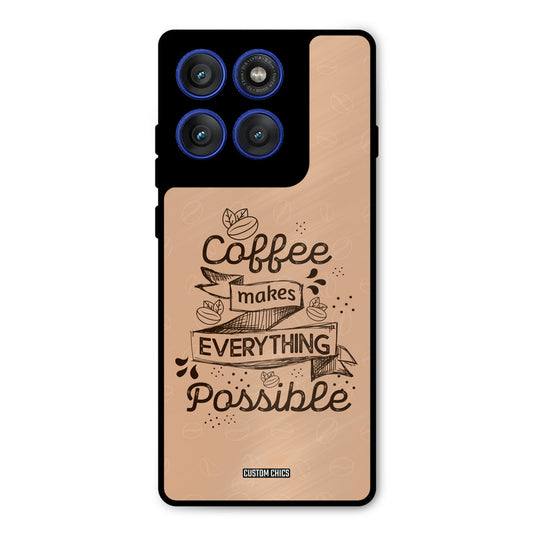 Possible Coffee Motorola Edge 60 Pro Mobile Back Cover - Typography PrintShield Case