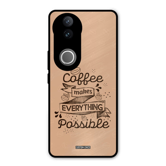 Possible Coffee Vivo V50 Mobile Back Cover - Typography PrintShield Case