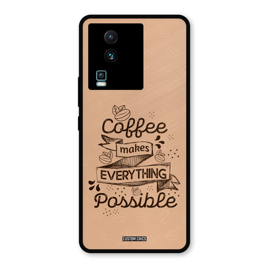 Possible Coffee IQOO Neo 7 Mobile Back Cover - Typography PrintShield Case