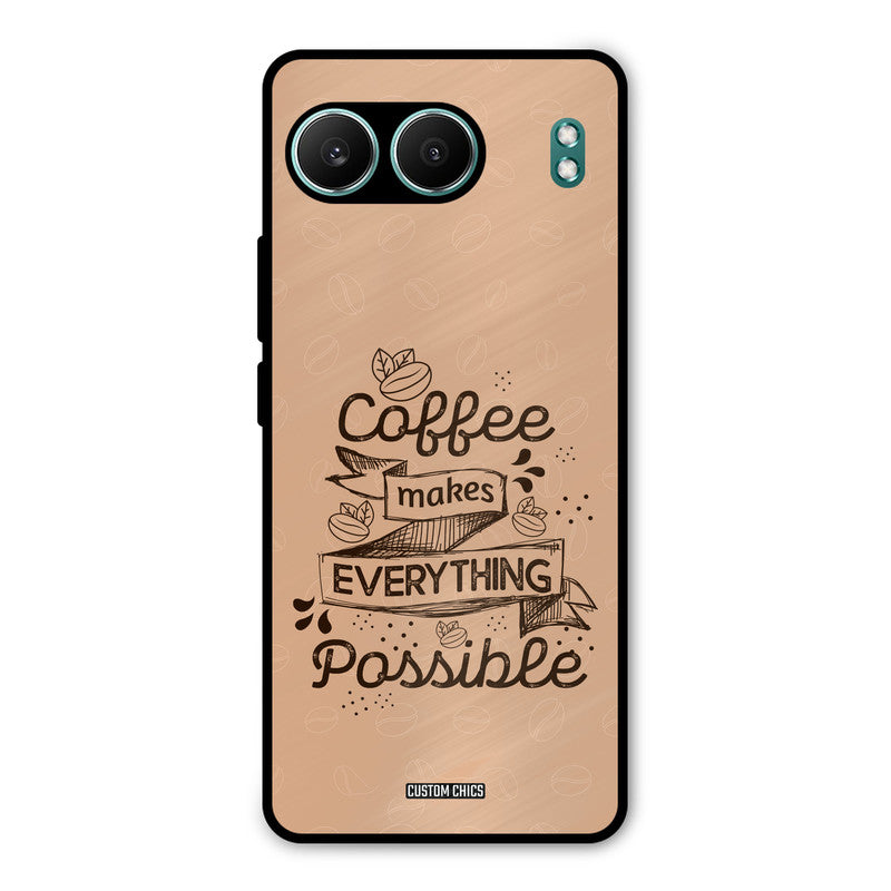 Possible Coffee OnePlus Nord 4 Mobile Back Cover - Typography PrintShield Case