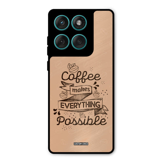 Possible Coffee Motorola Edge 60 Mobile Back Cover - Typography PrintShield Case