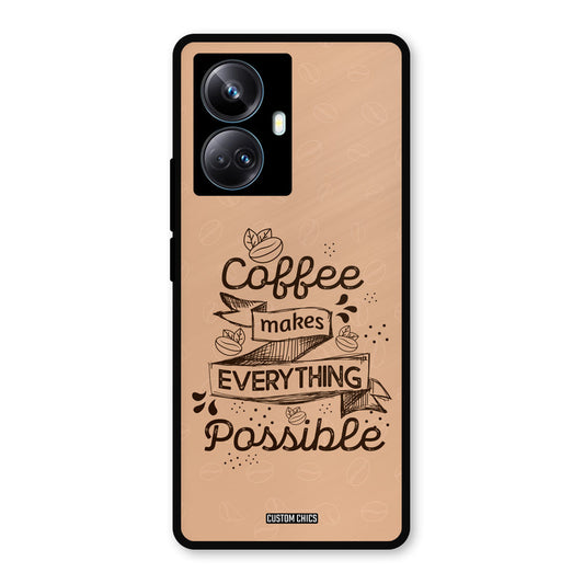 Possible Coffee Realme 10 Pro Plus Mobile Back Cover - Typography PrintShield Case