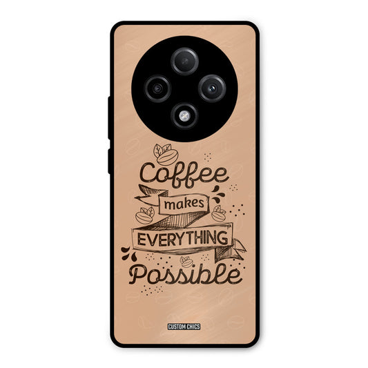 Possible Coffee Oppo F27 Pro Plus 5G Mobile Back Cover - Typography PrintShield Case