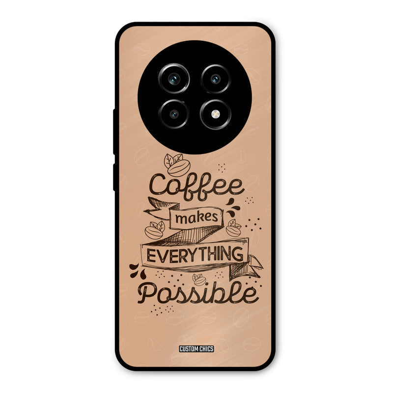 Possible Coffee Realme 14 Pro lite Mobile Back Cover - Typography PrintShield Case