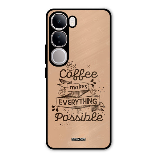 Possible Coffee Vivo Y300 Mobile Back Cover - Typography PrintShield Case