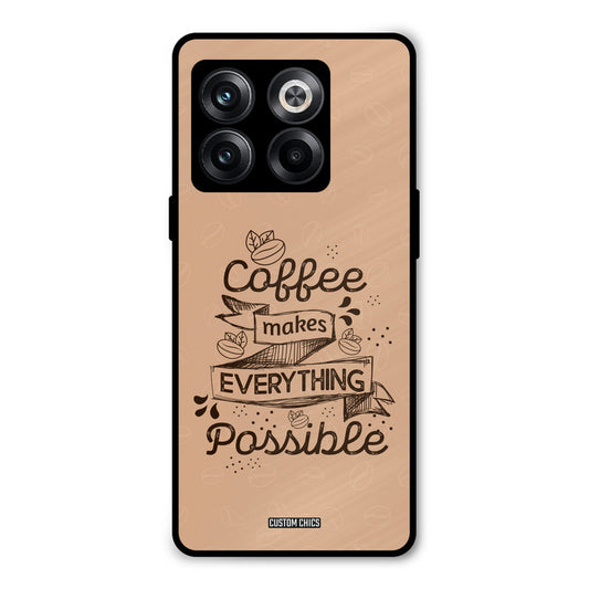 Possible Coffee Oneplus 10T Mobile Back Cover - Typography PrintShield Case