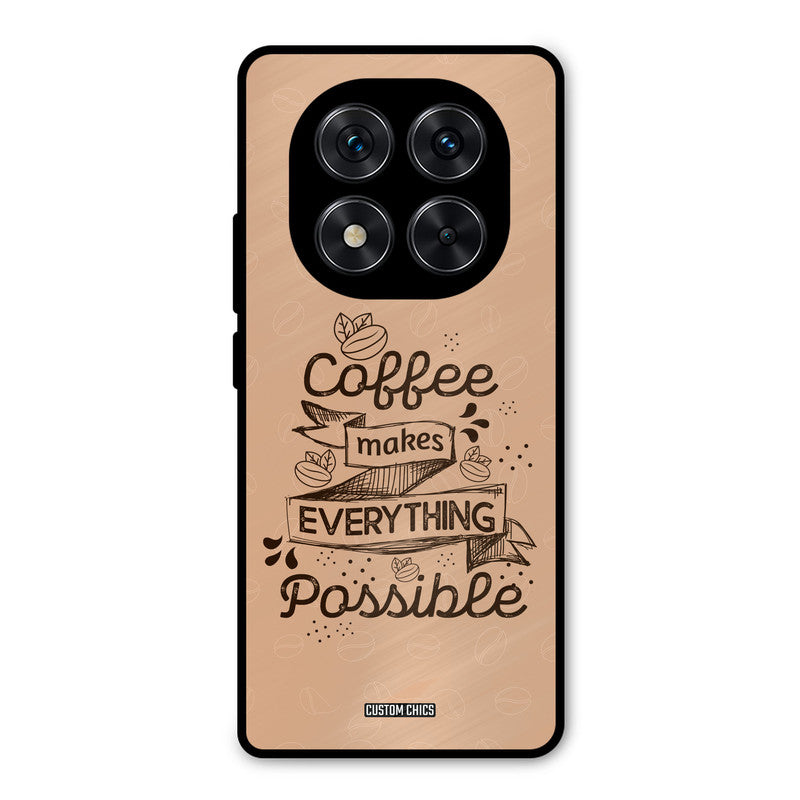 Possible Coffee Redmi Note 14 Pro Mobile Back Cover - Typography PrintShield Case