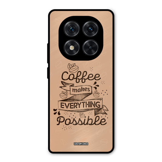 Possible Coffee Redmi Note 14 Pro Mobile Back Cover - Typography PrintShield Case