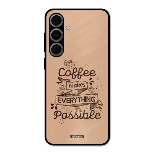 Possible Coffee Samsung Galaxy S24 Mobile Back Cover - Typography PrintShield Case
