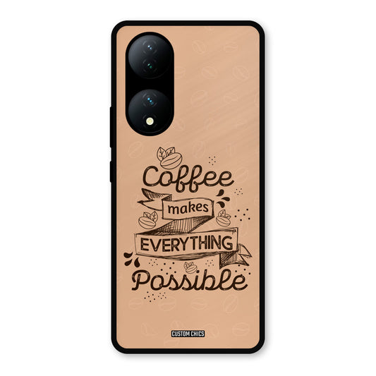 Possible Coffee Vivo Y100 Mobile Back Cover - Typography PrintShield Case
