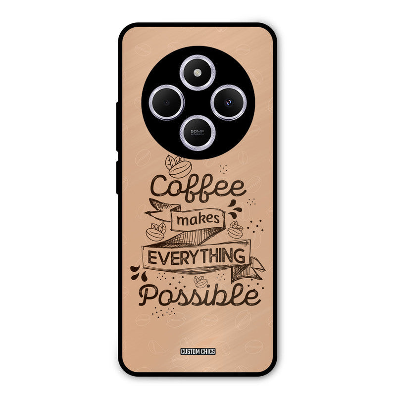 Possible Coffee Poco M7 Mobile Back Cover - Typography PrintShield Case