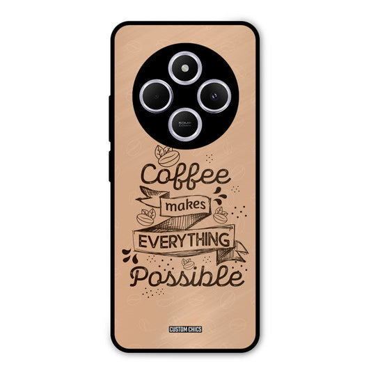 Possible Coffee Poco M7 Mobile Back Cover - Typography PrintShield Case