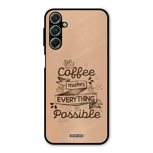 Possible Coffee Samsung Galaxy M34 Mobile Back Cover - Typography PrintShield Case