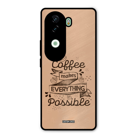 Possible Coffee Vivo V40e Mobile Back Cover - Typography PrintShield Case