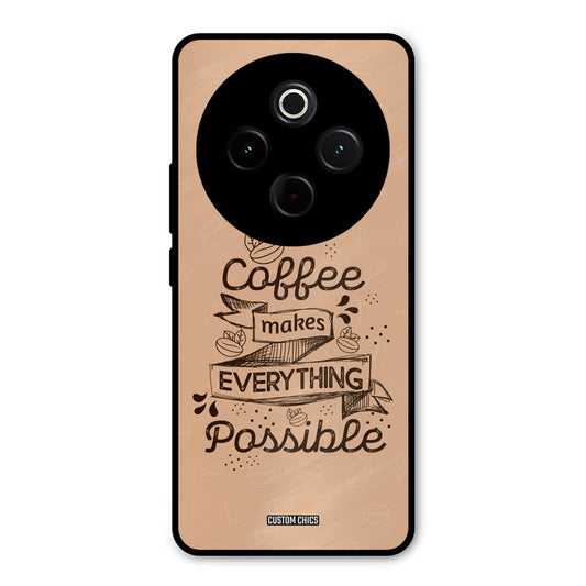 Possible Coffee iQoo Z10 Mobile Back Cover - Typography PrintShield Case