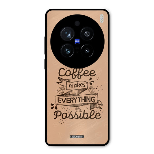 Possible Coffee Vivo X200 Pro Mobile Back Cover - Typography PrintShield Case