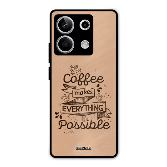 Possible Coffee Redmi Note 13 5G Mobile Back Cover - Typography PrintShield Case