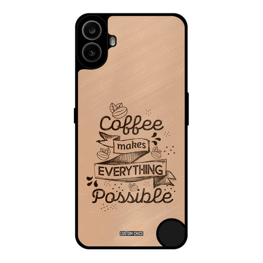 Possible Coffee Nothing CMF Phone 1 Mobile Back Cover - Typography PrintShield Case
