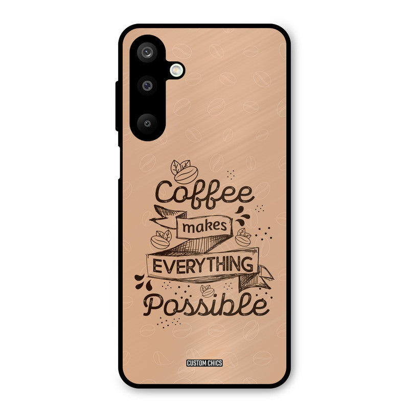 Possible Coffee Samsung Galaxy M16 Mobile Back Cover - Typography PrintShield Case