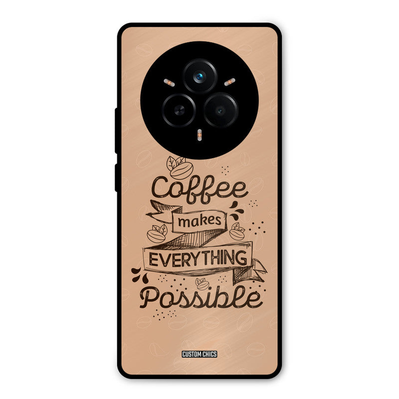 Possible Coffee Realme 14 Pro Mobile Back Cover - Typography PrintShield Case