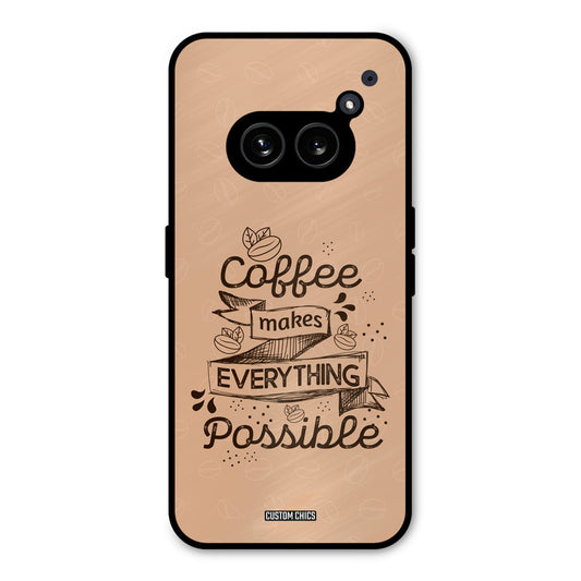 Possible Coffee Nothing Phone 2a Mobile Back Cover - Typography PrintShield Case