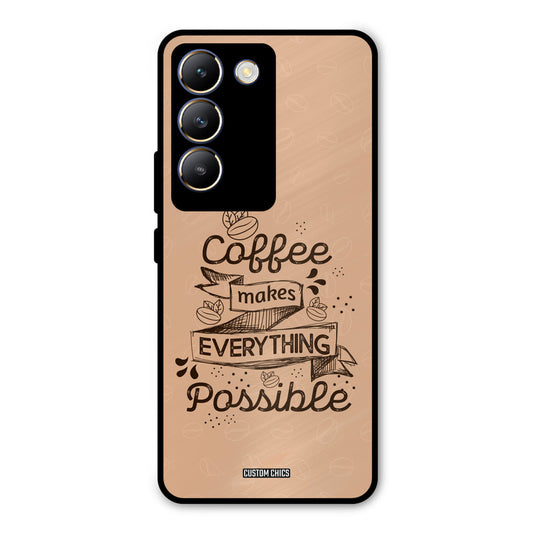 Possible Coffee Vivo Y200e Mobile Back Cover - Typography PrintShield Case