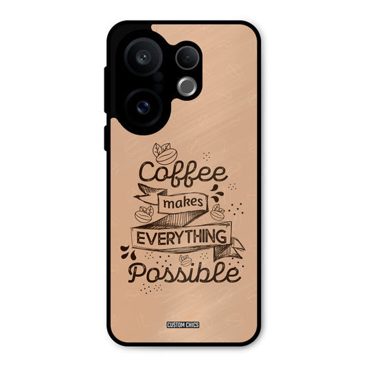 Possible Coffee Vivo X200 FE Mobile Back Cover - Typography PrintShield Case