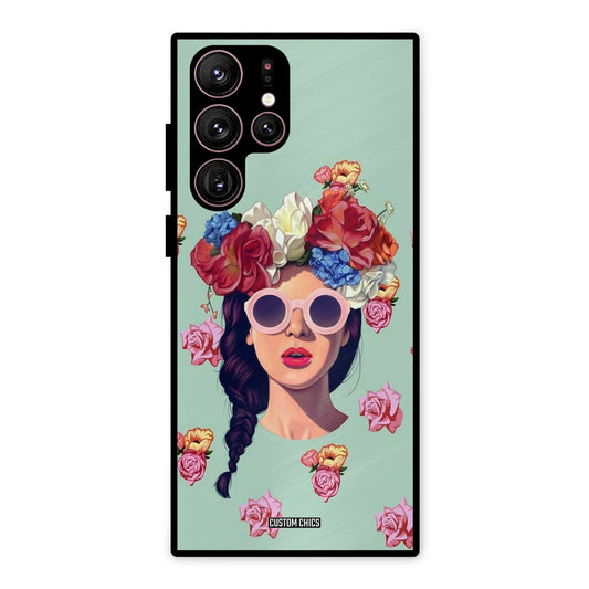 Pretty Girl Samsung Galaxy S22 Ultra Mobile Back Cover - Cute PrintShield Case