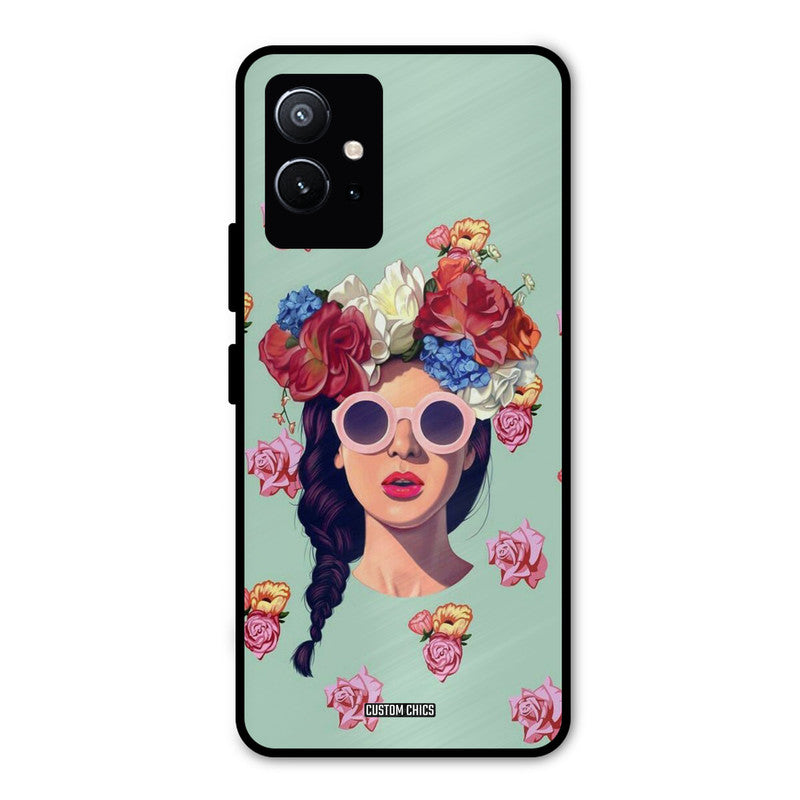 Pretty Girl Vivo Y75 5G Mobile Back Cover - Cute PrintShield Case
