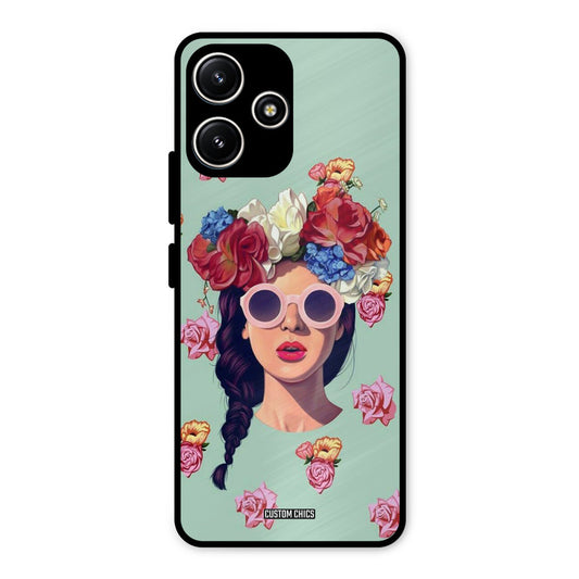 Pretty Girl Redmi 12 5G Mobile Back Cover - Cute PrintShield Case