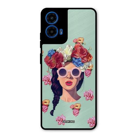 Pretty Girl Moto G45 Mobile Back Cover - Cute PrintShield Case