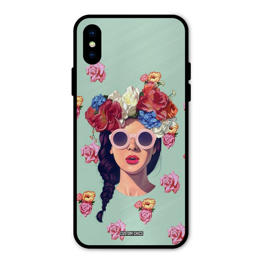 Pretty Girl iPhone X Mobile Back Cover - Cute PrintShield Case