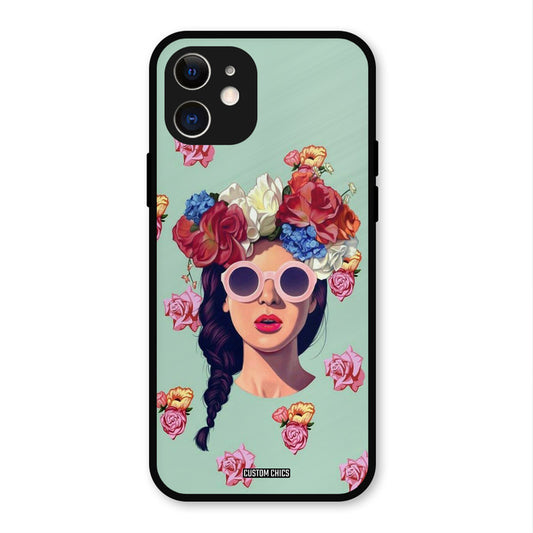 Pretty Girl iPhone 12 Mobile Back Cover - Cute PrintShield Case