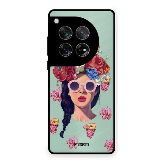 Pretty Girl OnePlus 12 Mobile Back Cover - Cute PrintShield Case