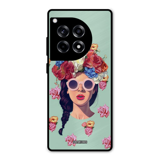 Pretty Girl OnePlus 12R Mobile Back Cover - Cute PrintShield Case