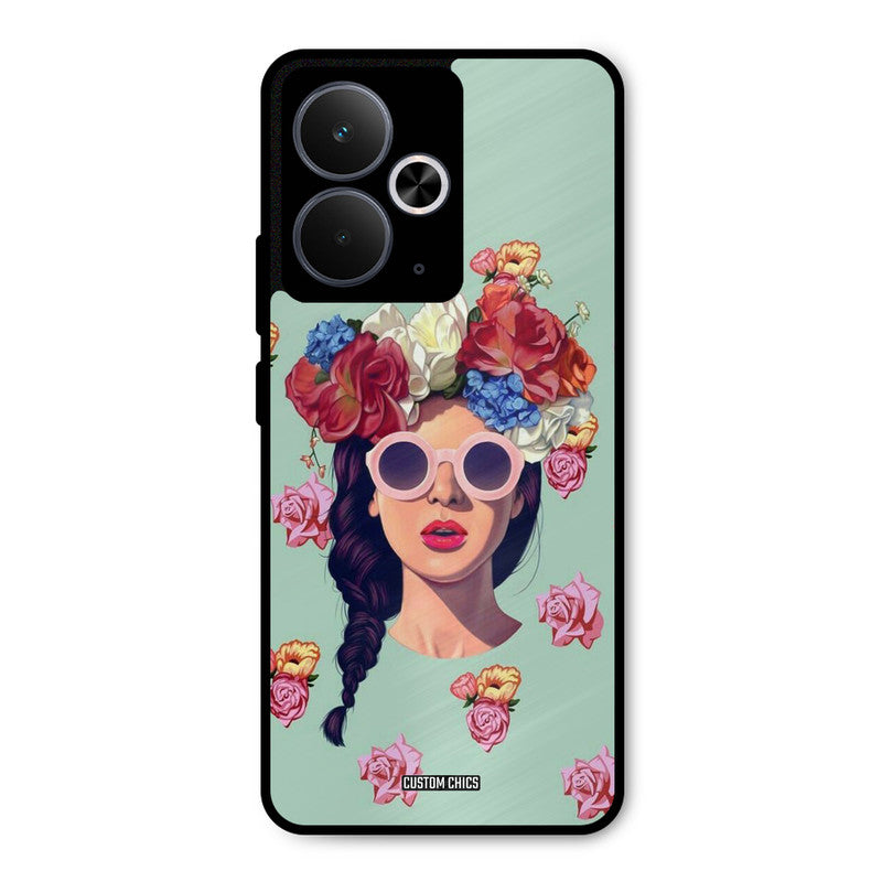 Pretty Girl Realme 14T Mobile Back Cover - Cute PrintShield Case