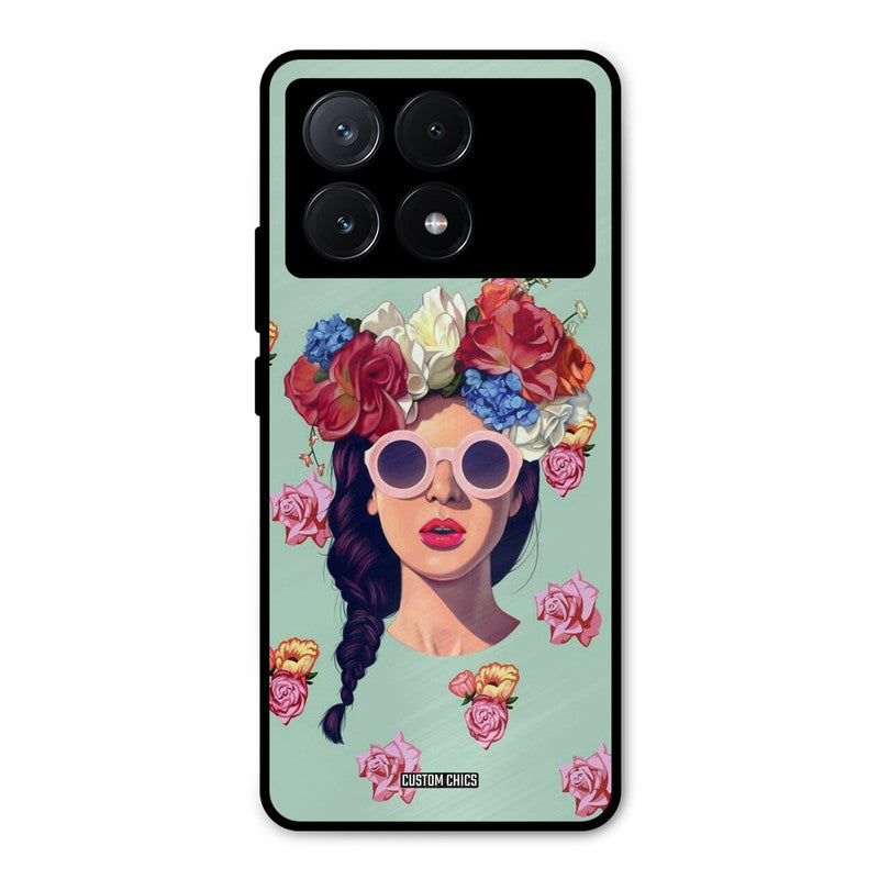 Pretty Girl Poco X6 Pro Mobile Back Cover - Cute PrintShield Case