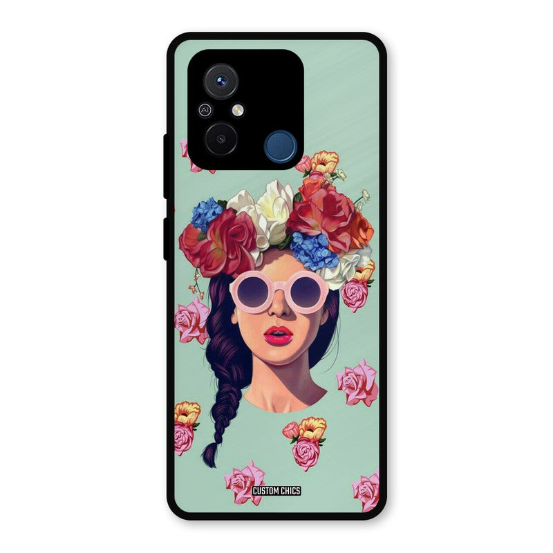 Pretty Girl Redmi 12c Mobile Back Cover - Cute PrintShield Case
