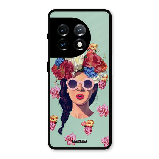 Pretty Girl OnePlus 11 Mobile Back Cover - Cute PrintShield Case