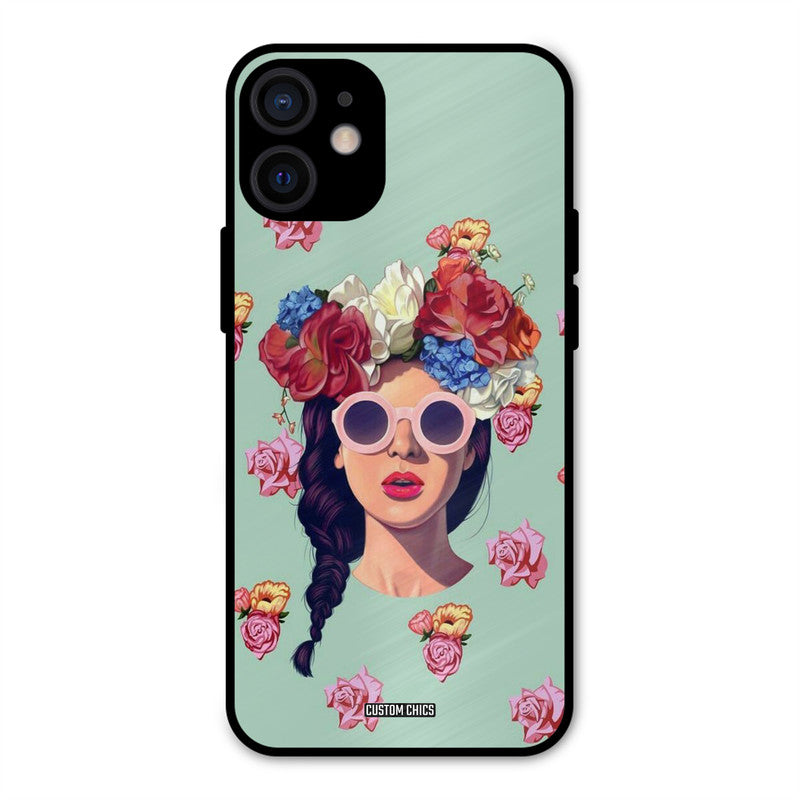 Pretty Girl iPhone 12 Mini Mobile Back Cover - Cute PrintShield Case