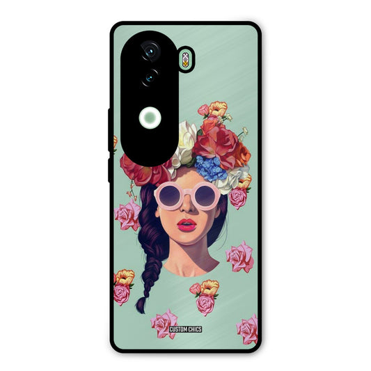 Pretty Girl Vivo V40e Mobile Back Cover - Cute PrintShield Case