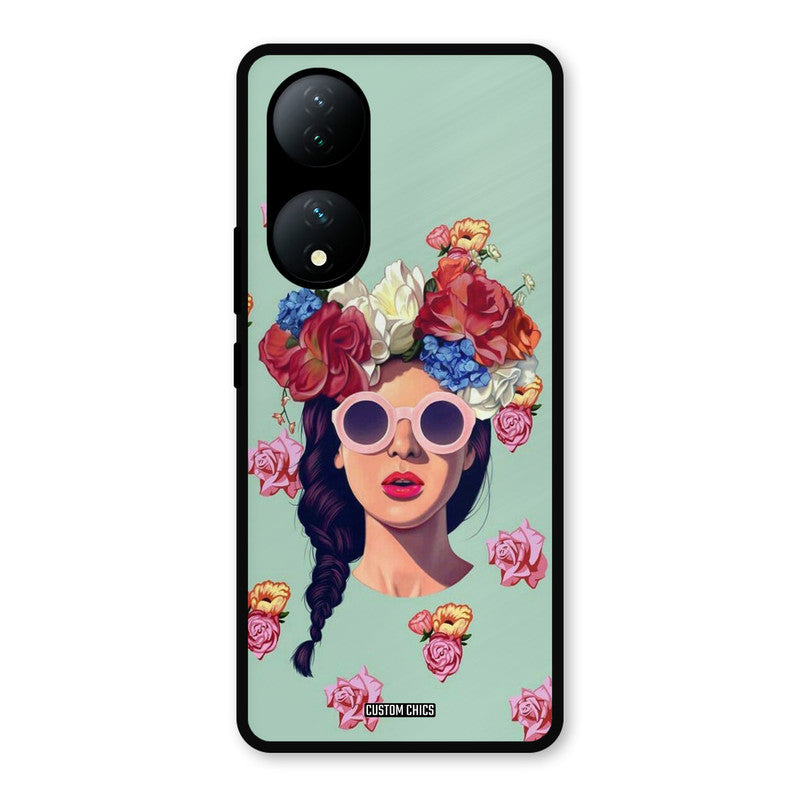 Pretty Girl Vivo Y100 Mobile Back Cover - Cute PrintShield Case
