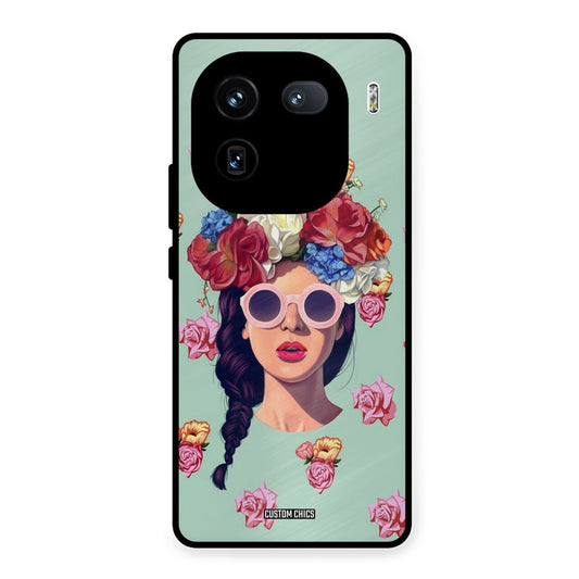 Pretty Girl iQOO 12 Mobile Back Cover - Cute PrintShield Case